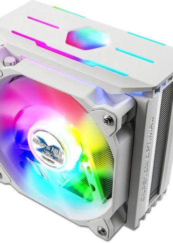 Устройство охлаждения(кулер) Zalman CNPS10X Optima II White RGB Soc-AM4/1151/1200/2066 4-pin 17-27dB Al+Cu 180W 740gr LED Ret