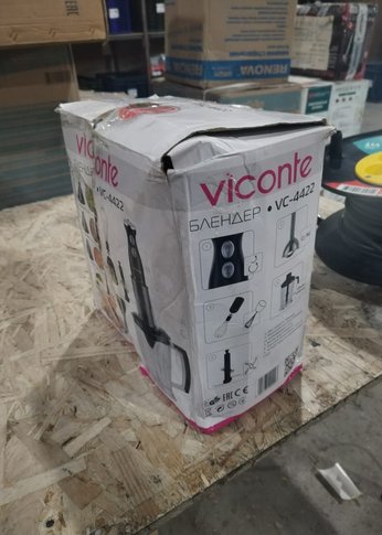 УЦЕНКА-Блендер погружной Viconte VC-4422-(трещины на чаше, порван ФГТ, плохая упаковка)