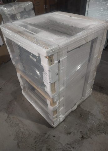 УЦЕНКА-Плита электрическая Gorenje GECS6C70WC белый/черный (без крышки)-(плохая упаковка)