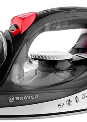 Утюг Brayer BR4011 2400Вт черный/красный