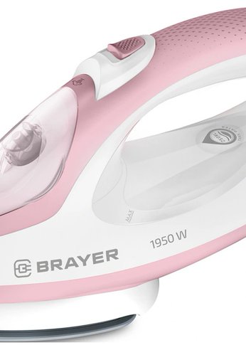 Утюг Brayer BR4080 2000Вт розовый