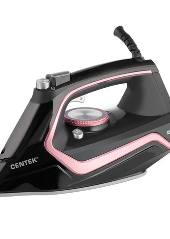 Утюг Centek CT-2313 2400Вт черный/розовый