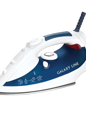 Утюг Galaxy LINE GL6102 2000Вт синий/белый