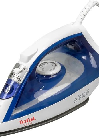 Утюг Tefal FV1711E0 1800Вт синий/белый