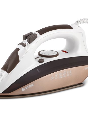Утюг Vitek VT-1201 BN коричневый (LETO)