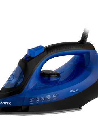 Утюг Vitek VT-8323 (MC) черный/синий