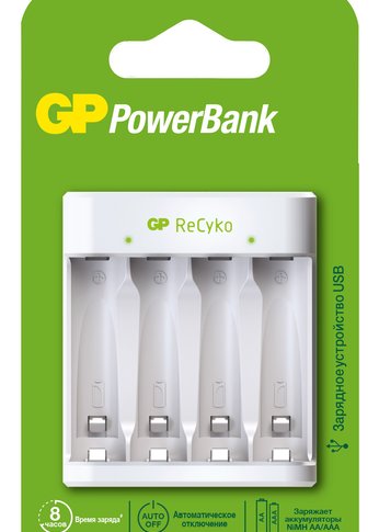 Зарядное устройство GP PowerBank E411-2CRB1 2600mAh