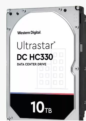 Жесткий диск 10Tb WD SATA-III 0B42266 WUS721010ALE6L4 Server Ultrastar DC HC330 (7200rpm) 256Mb 3.5"