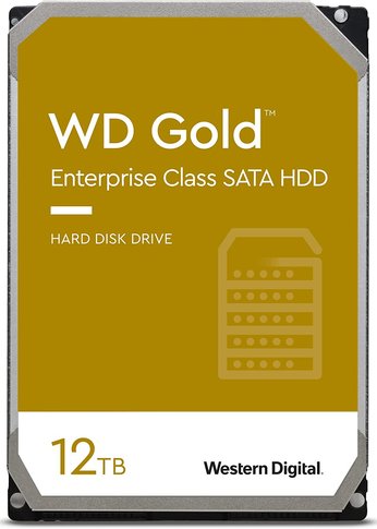 Жесткий диск 12Tb WD SATA-III WD121KRYZ Server Gold (7200rpm) 256Mb 3.5"