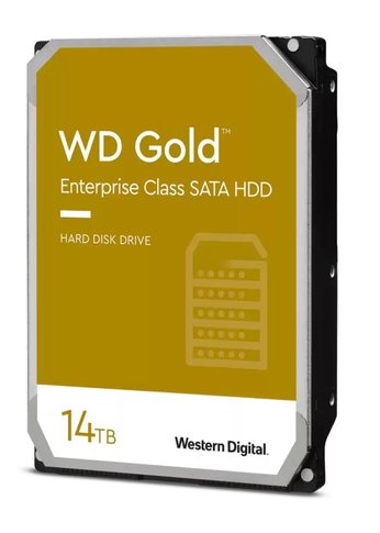 Жесткий диск 14Tb WD SATA-III WD141KRYZ Server Gold (7200rpm) 512Mb 3.5"