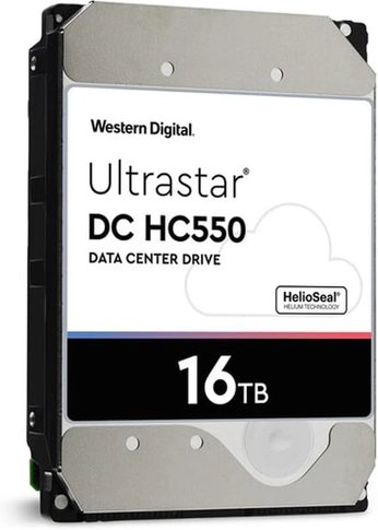 Жесткий диск 16Tb WD SAS 3.0 0F38361 WUH721816AL5204 Ultrastar DC HC550 (7200rpm) 512Mb 3.5"