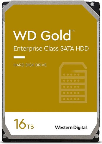 Жесткий диск 16Tb WD SATA-III WD161KRYZ Server Gold (7200rpm) 512Mb 3.5"