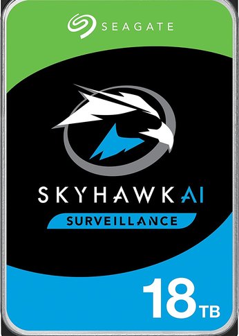 Жесткий диск 18Tb Seagate SATA-III ST18000VE002 Surveillance SkyHawkAI (7200rpm) 256Mb 3.5"