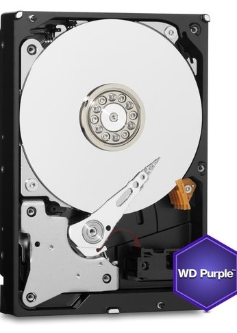 Жесткий диск 1Tb WD SATA-III WD10PURZ Surveillance Purple (5400rpm) 64Mb 3.5"