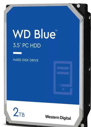 Жесткий диск 2Tb WD SATA-III WD20EZBX Desktop Blue (7200rpm) 256Mb 3.5"