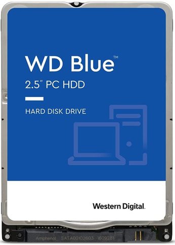 Жесткий диск 2Tb WD SATA-III WD20SPZX Notebook Blue (5400rpm) 128Mb 2.5"