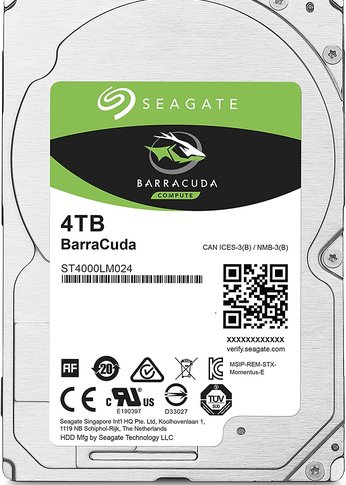 Жесткий диск 4Tb Seagate SATA-III ST4000LM024 Barracuda (5400rpm) 128Mb 2.5"