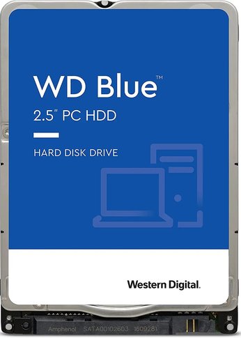 Жесткий диск 500Gb WD SATA-III WD5000LPZX Desktop Blue (5400rpm) 128Mb 2.5"