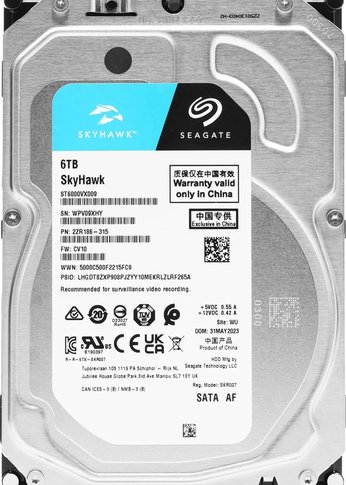 Жесткий диск 6Tb Seagate SATA-III 5400RPM 6Gb/S 256MB ST6000VX009