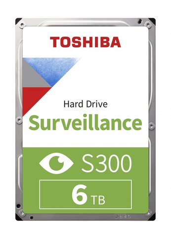 Жесткий диск 6Tb Toshiba Original SATA-III HDWT860UZSVA Surveillance S300 (5400rpm) 256Mb 3.5"