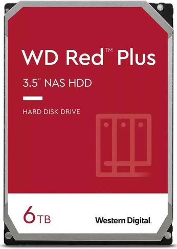 Жесткий диск 6Tb WD SATA-III 6Gb/S 256MB RED PLUS60EFPX