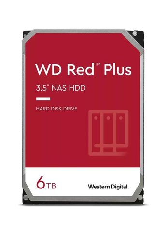 Жесткий диск 6Tb WD SATA-III 6Gb/S 256MB RED PLUS60EFPX