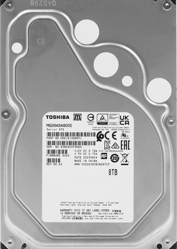 Жесткий диск 8Tb Toshiba SATA-III MG08ADA800E Enterprise Capacity (7200rpm) 256Mb 3.5"