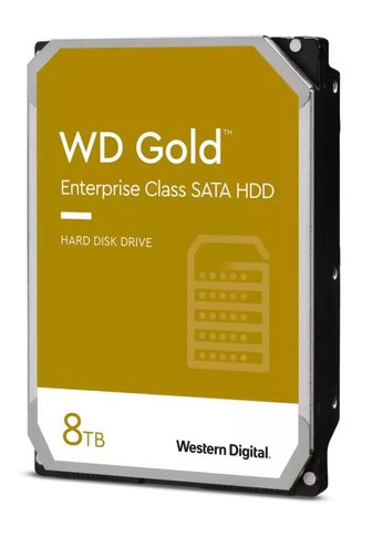 Жесткий диск 8Tb WD SATA-III WD8004FRYZ Server Gold 512E (7200rpm) 256Mb 3.5"