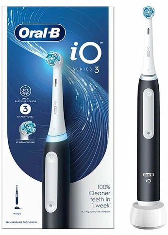 Зубная щетка электрическая Oral-B IO3S/BL черный